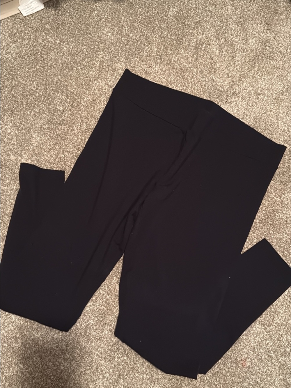 Women's Black Stretch Ponte Leggings - Sleek Everyday Fit